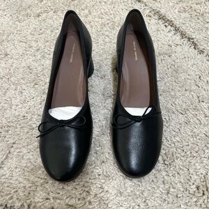 Mansur Gavriel Elegant Black Bow Heels